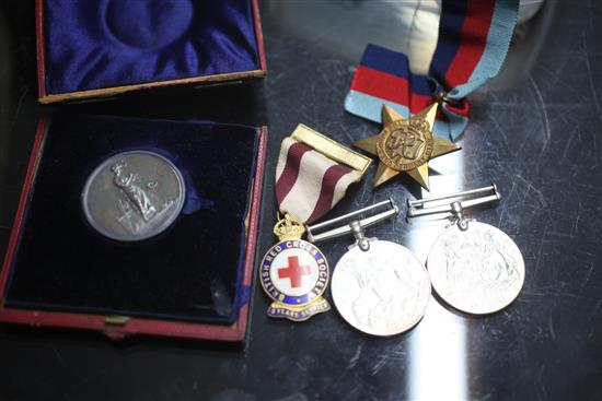 An India group of medals to Major K.L.W. MacKenzie, 62-Punjabis